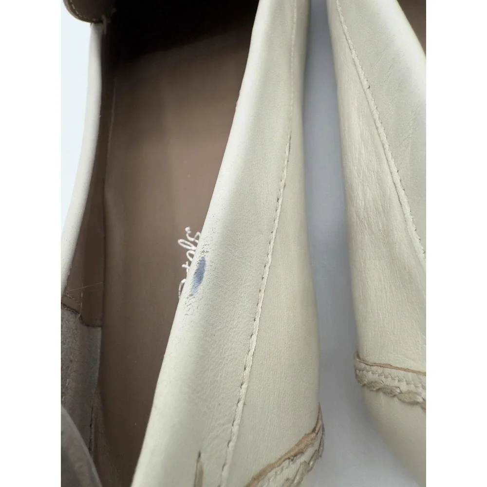 Rose Petals Loafer Shoes Womens Size 9.5 Beige Moccasin Slip On‎ Comfort